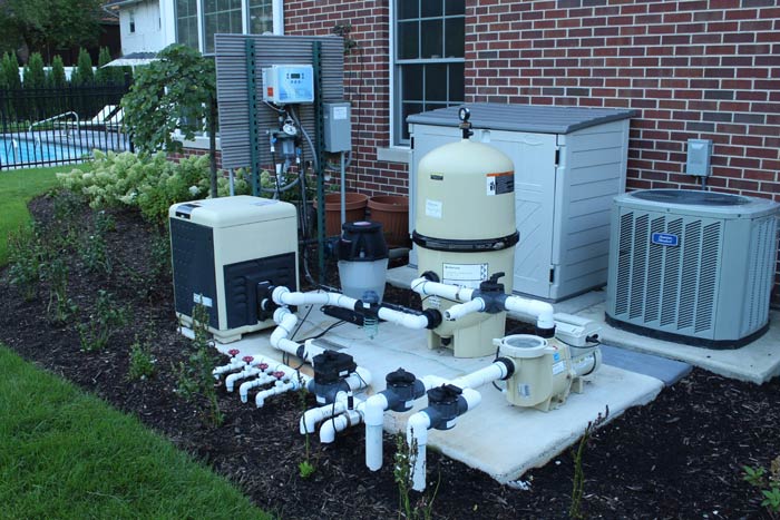 Water filtration for pool